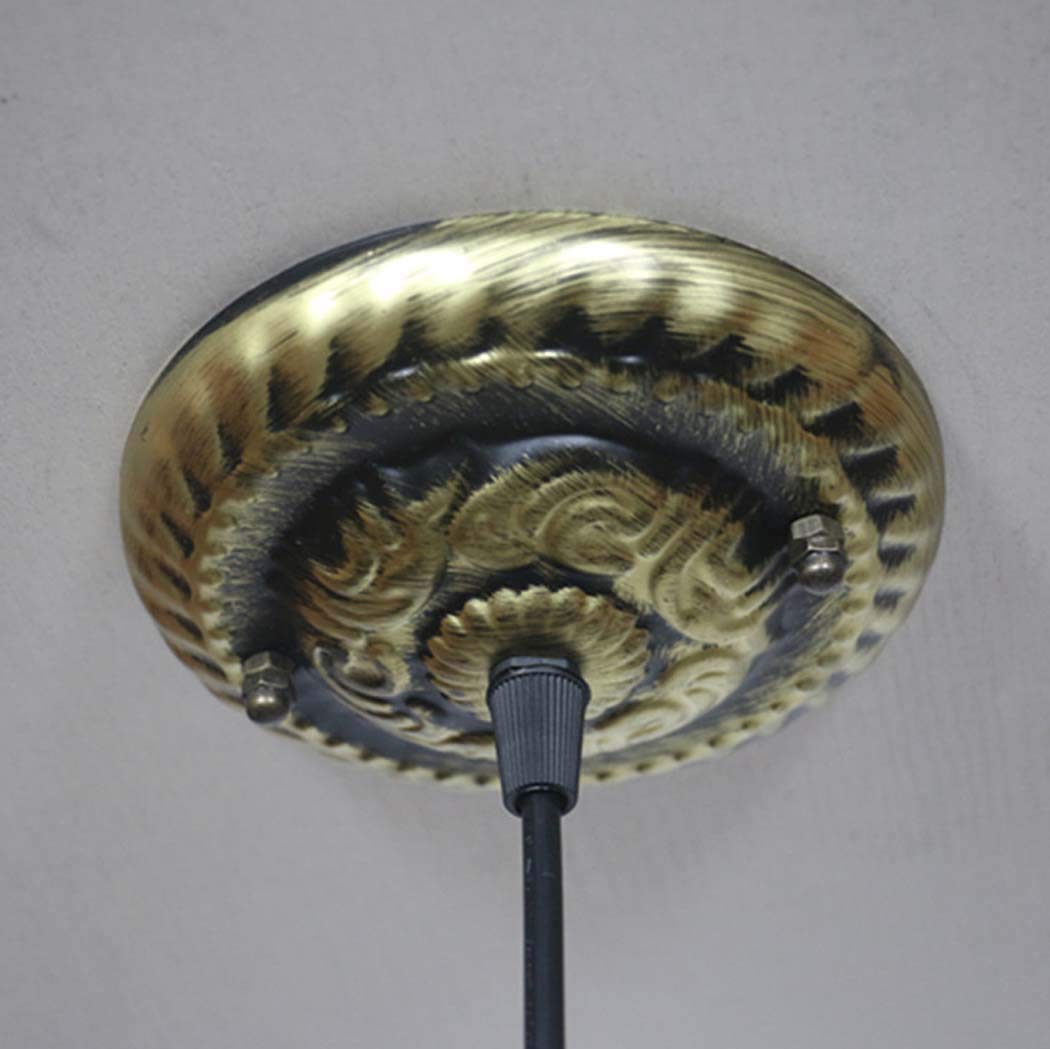Mode Pendant Light Dome Shade European Stained Glass Living Room