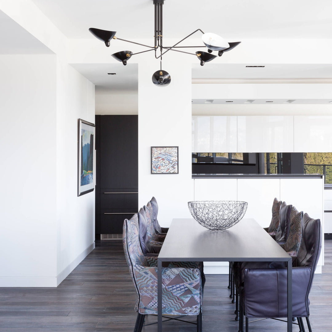 Aura Chandelier Modern Originality Simple Metal Living Room Bedroom
