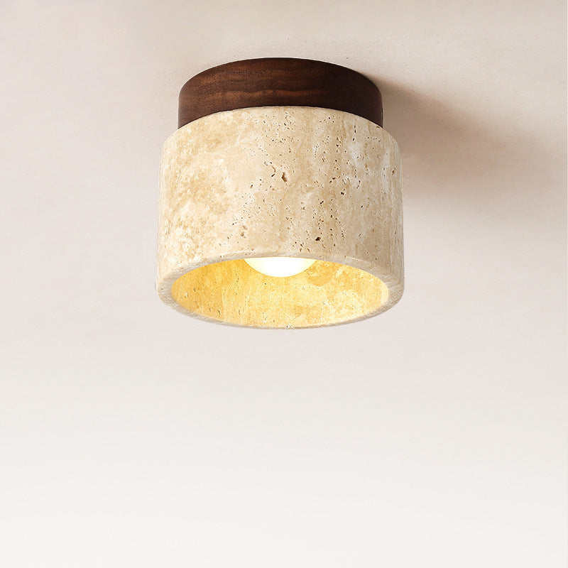 Noncu Ceiling Light Modern Wabi-Sabi Creative Arts Stone Living Room