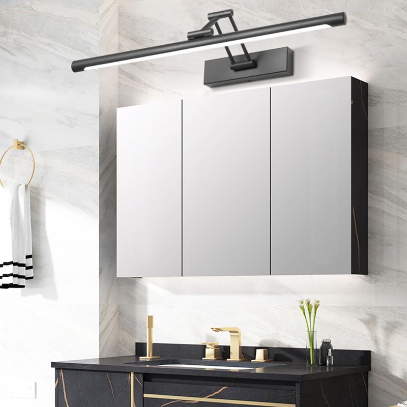 Edge Wall Lamp Modern LED Linear Mirror Front Vanity Metal Bathroom
