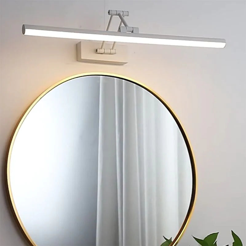 Edge Wall Lamp Modern LED Linear Mirror Front Vanity Metal Bathroom