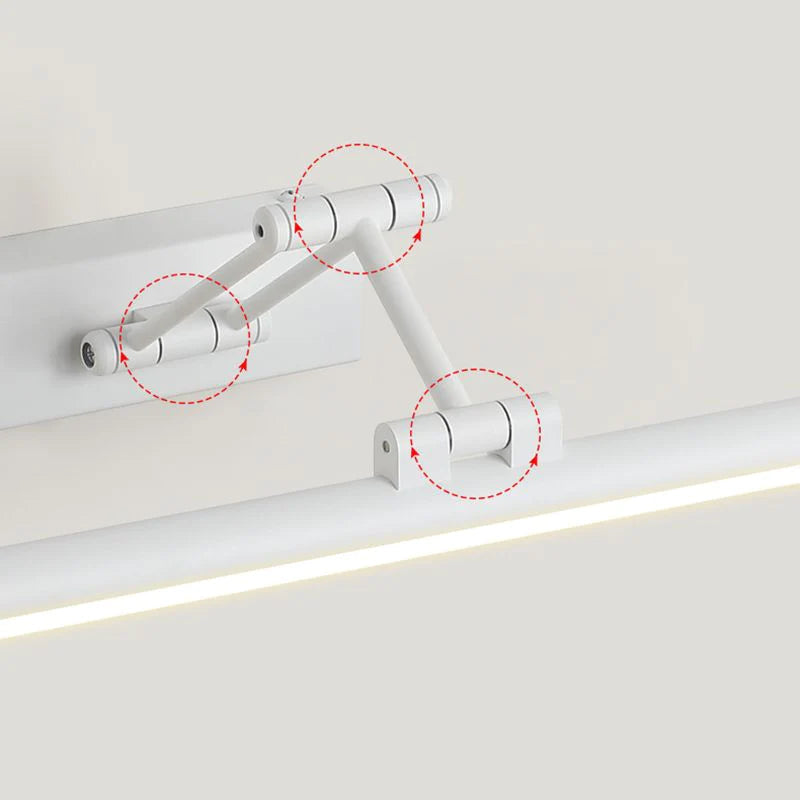 Edge Wall Lamp Modern LED Linear Mirror Front Vanity Metal Bathroom