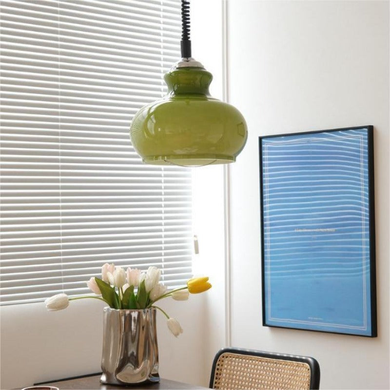 Yono Pendant Light Modern Retro Simple Adjustable Glass Living Room