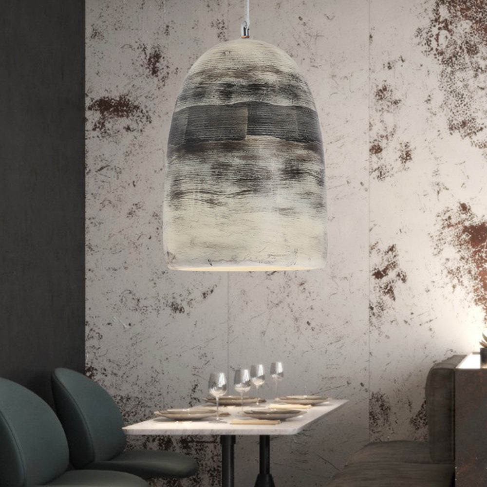 Zephyra Pendant Light Modern Rock Art Deco 3 Color Resin Living Room