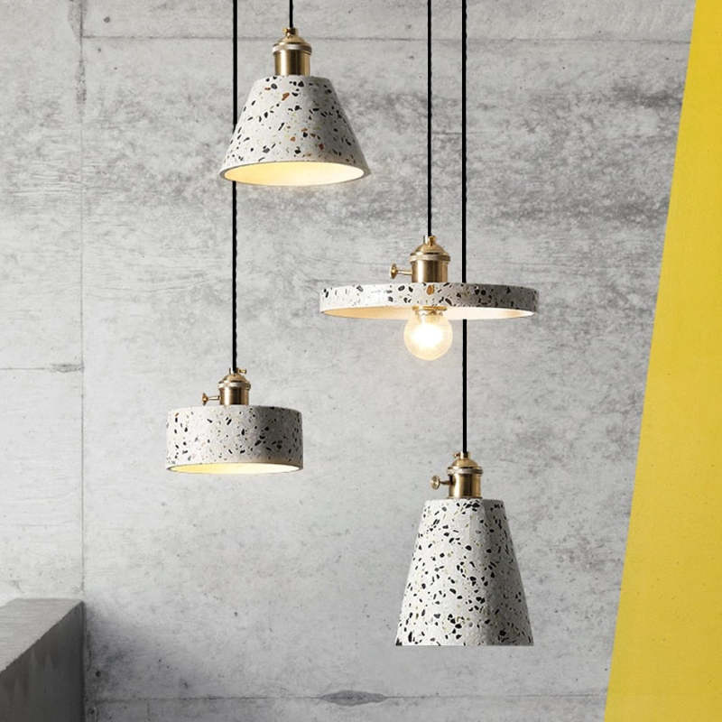 Mode Pendant Light 5 Style Modern Simple Metal Stone Living Room