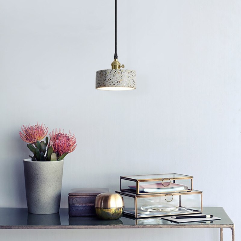 Mode Pendant Light 5 Style Modern Simple Metal Stone Living Room