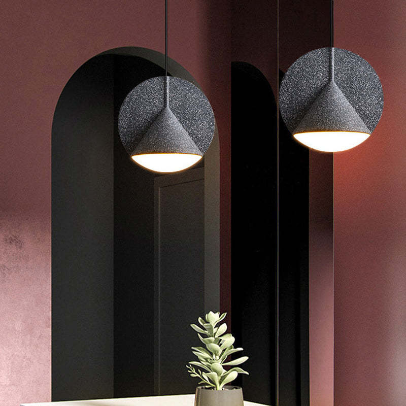 Mode Pendant Light Modern LED Colorful Shade Hanging Resin Living Room