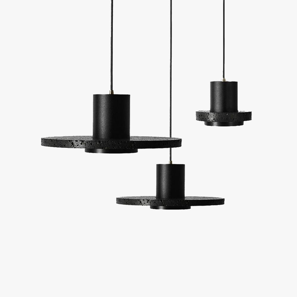 Elys Pendant Light Designer Post-Modern Metal Stone Living Room