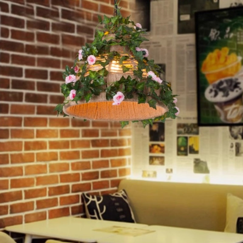 Noncu Pendant Light Retro Vintage LED Indoor Metal Bedroom Living Room