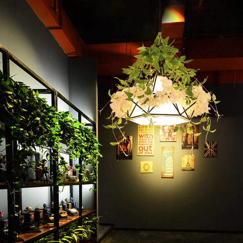 Noncu Pendant Light Modern Flowers LED Indoor Metal Living Room