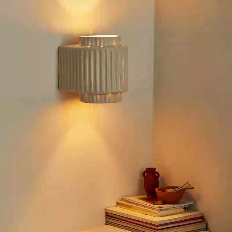 Nexa Wall Lamp Cylindrique Resin Flush Mount Bedroom Living Room