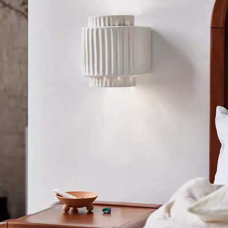 Nexa Wall Lamp Cylindrique Resin Flush Mount Bedroom Living Room