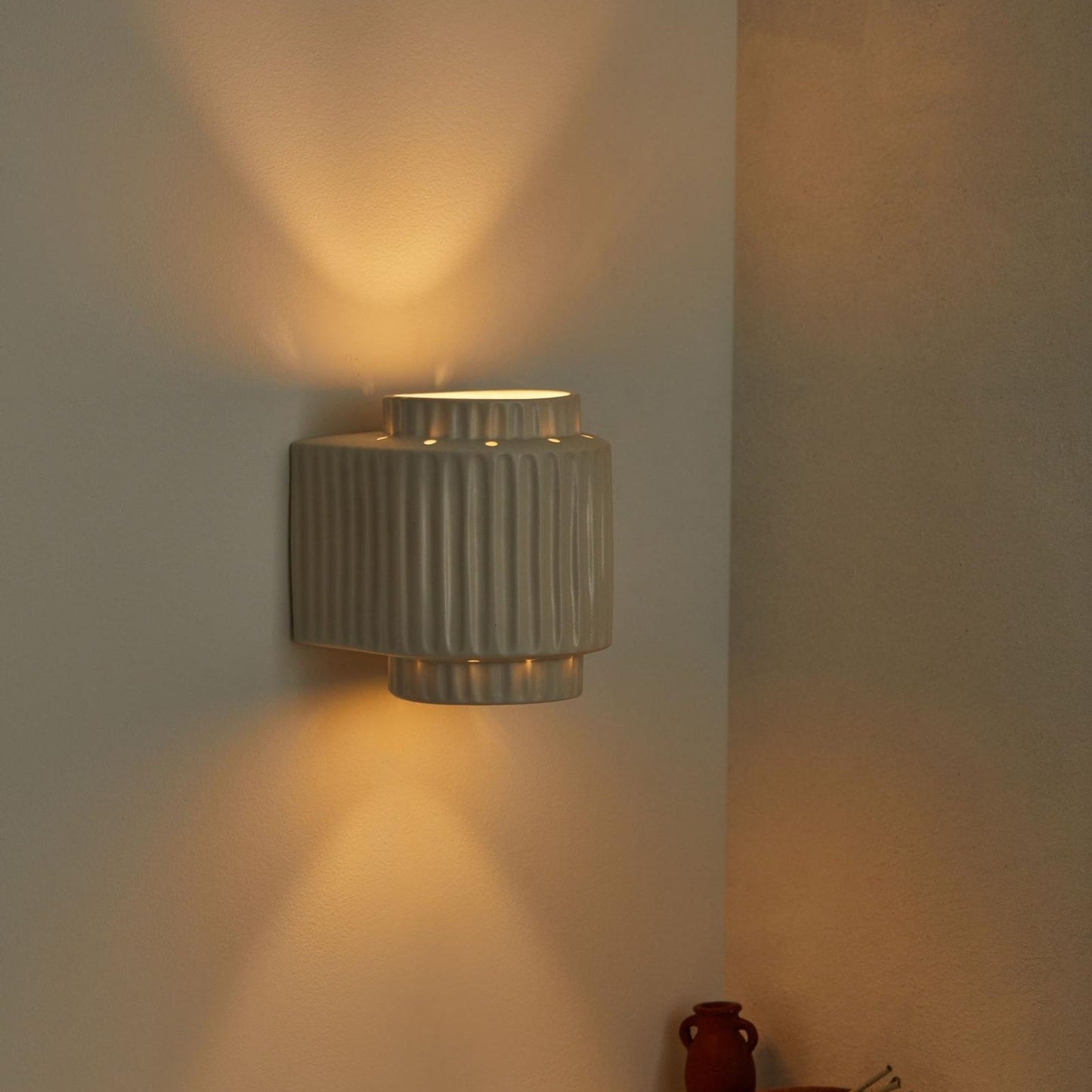 Nexa Wall Lamp Cylindrique Resin Flush Mount Bedroom Living Room