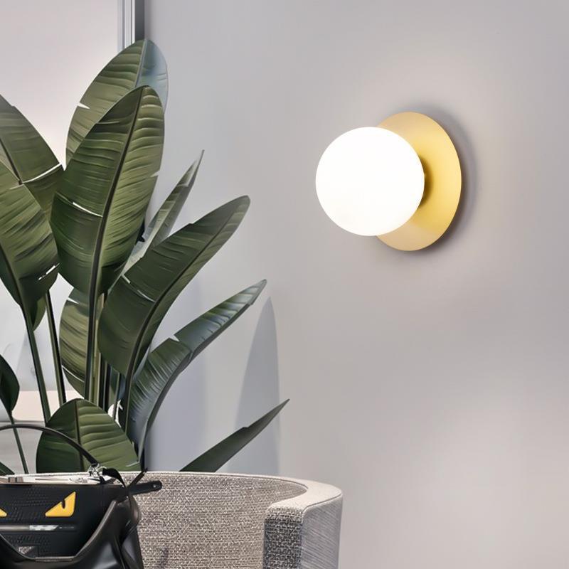 Nexa Wall Lamp Modern Globe Ball Indoor Glass Living Room Bathroom