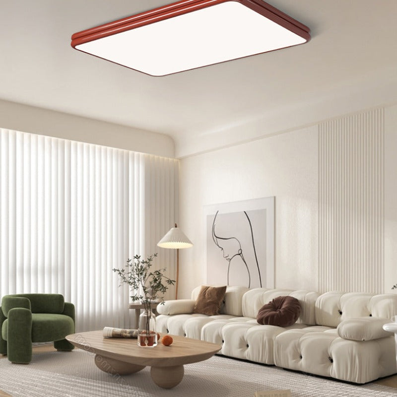 Soleil Flush Mount Ceiling Light Retro LED Indoor Metal Acrylic Living Room