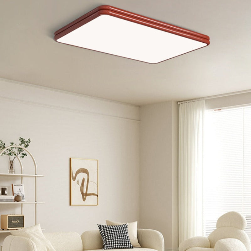 Soleil Flush Mount Ceiling Light Retro LED Indoor Metal Acrylic Living Room