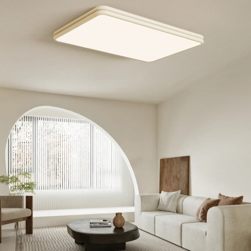 Soleil Flush Mount Ceiling Light Retro LED Indoor Metal Acrylic Living Room