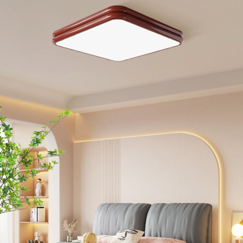Soleil Flush Mount Ceiling Light Retro LED Indoor Metal Acrylic Living Room