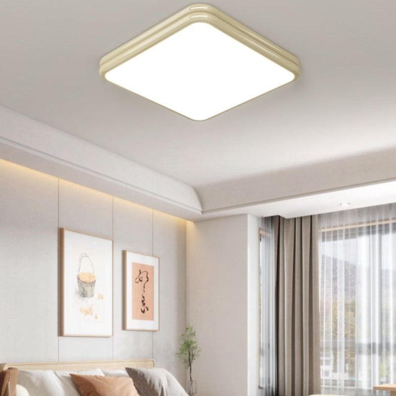 Soleil Flush Mount Ceiling Light Retro LED Indoor Metal Acrylic Living Room