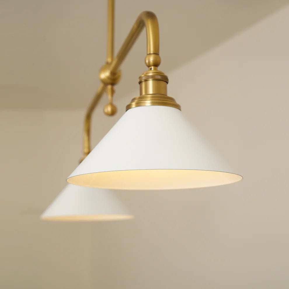 Elys Pendant Light Vintage Metal Ceramics Shades Dining Room Bedroom