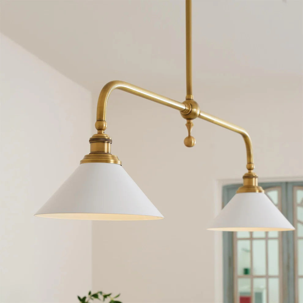 Elys Pendant Light Vintage Metal Ceramics Shades Dining Room Bedroom