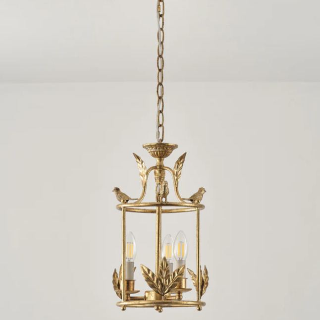 Mode Pendant Light Vintage Metal Bronze Gold Dining Room Bedroom