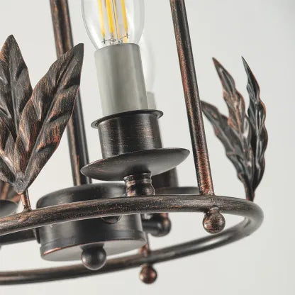 Mode Pendant Light Vintage Metal Bronze Gold Dining Room Bedroom