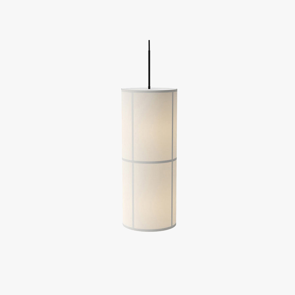 Nexa Pendant Light Wabi-Sabi Cylinder Lantern Fabric Living Room Bedroom