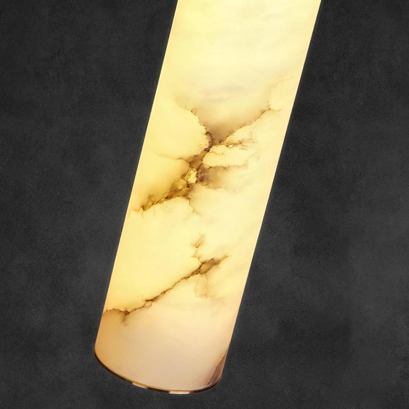 Mode Pendant Light Modern Brass Metal Alabaster Living Room Bedroom
