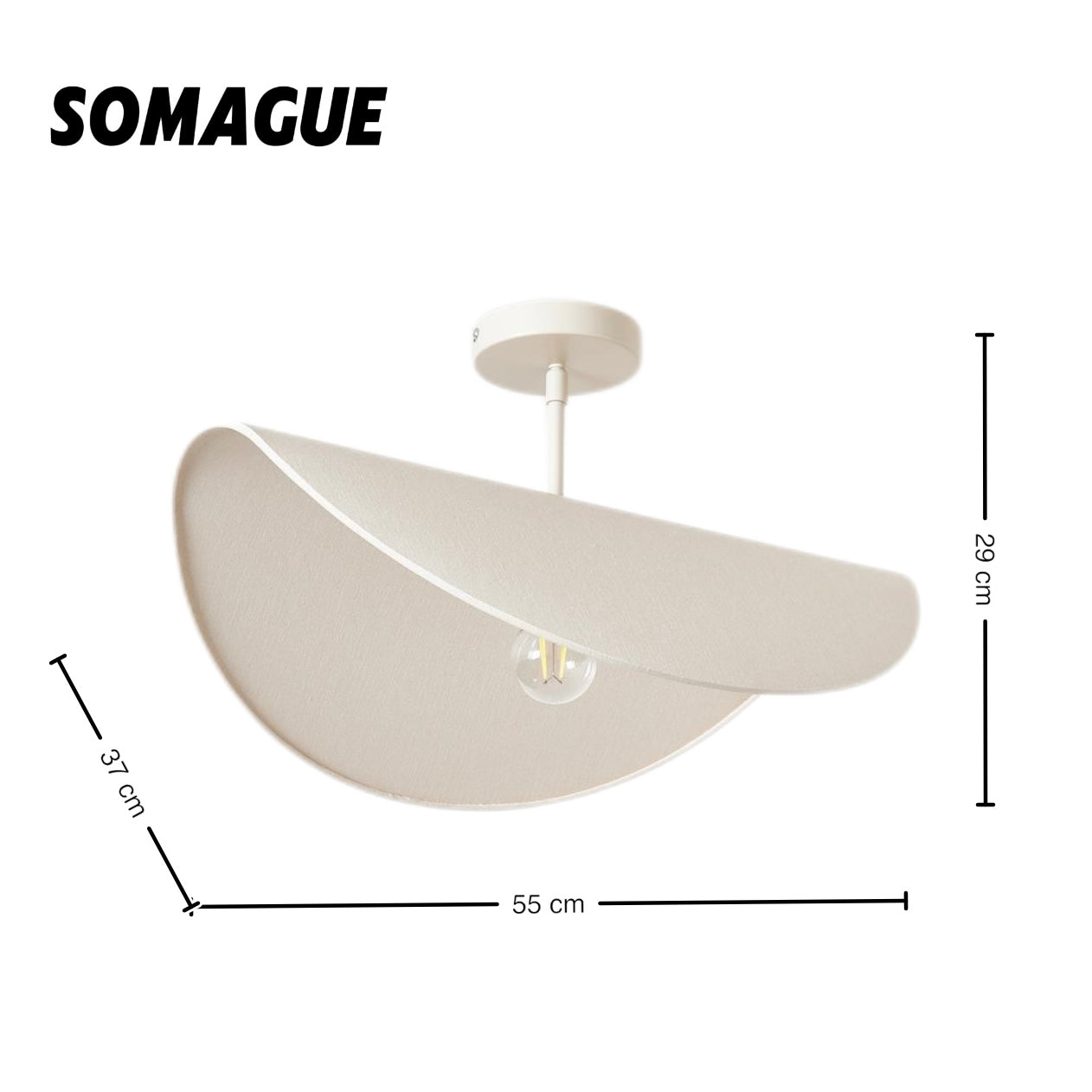 Elys Pendant Light By Designer Modern Cloth Living Room Bedroom