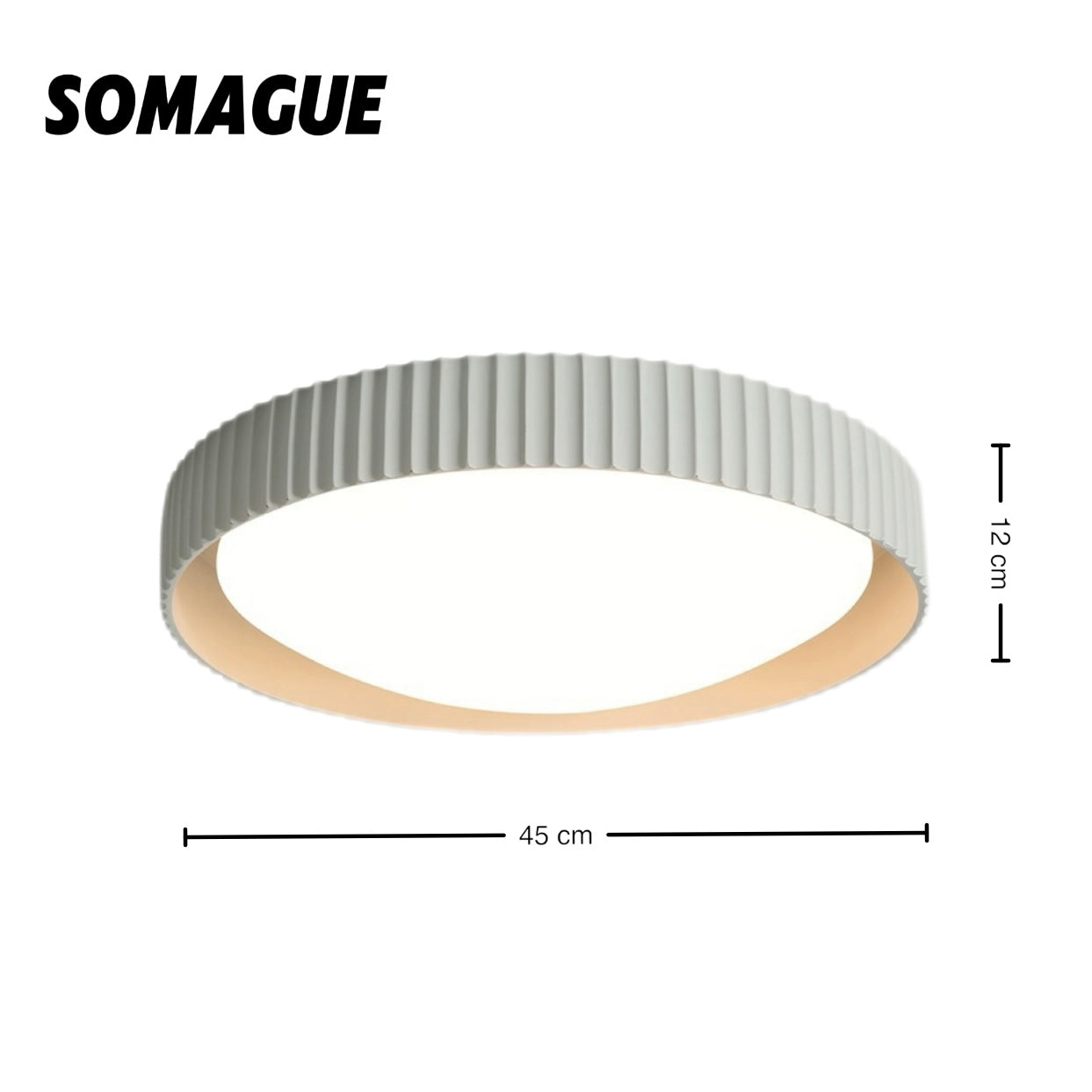 Soleil Ceiling Light Minimalist Scandinavia Acrylic Bedroom