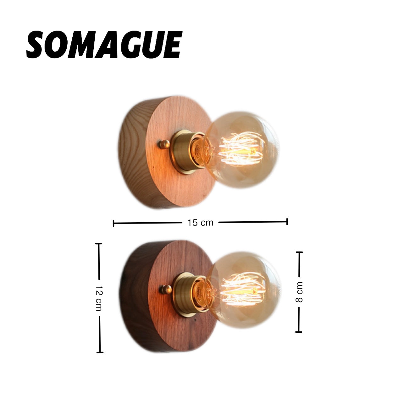Nexa Wall Lamp Classic Modern Wood Simple Living Room Bedroom