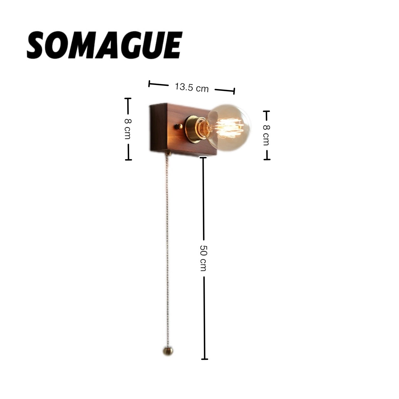 Nexa Wall Lamp Classic Modern Wood Simple Living Room Bedroom