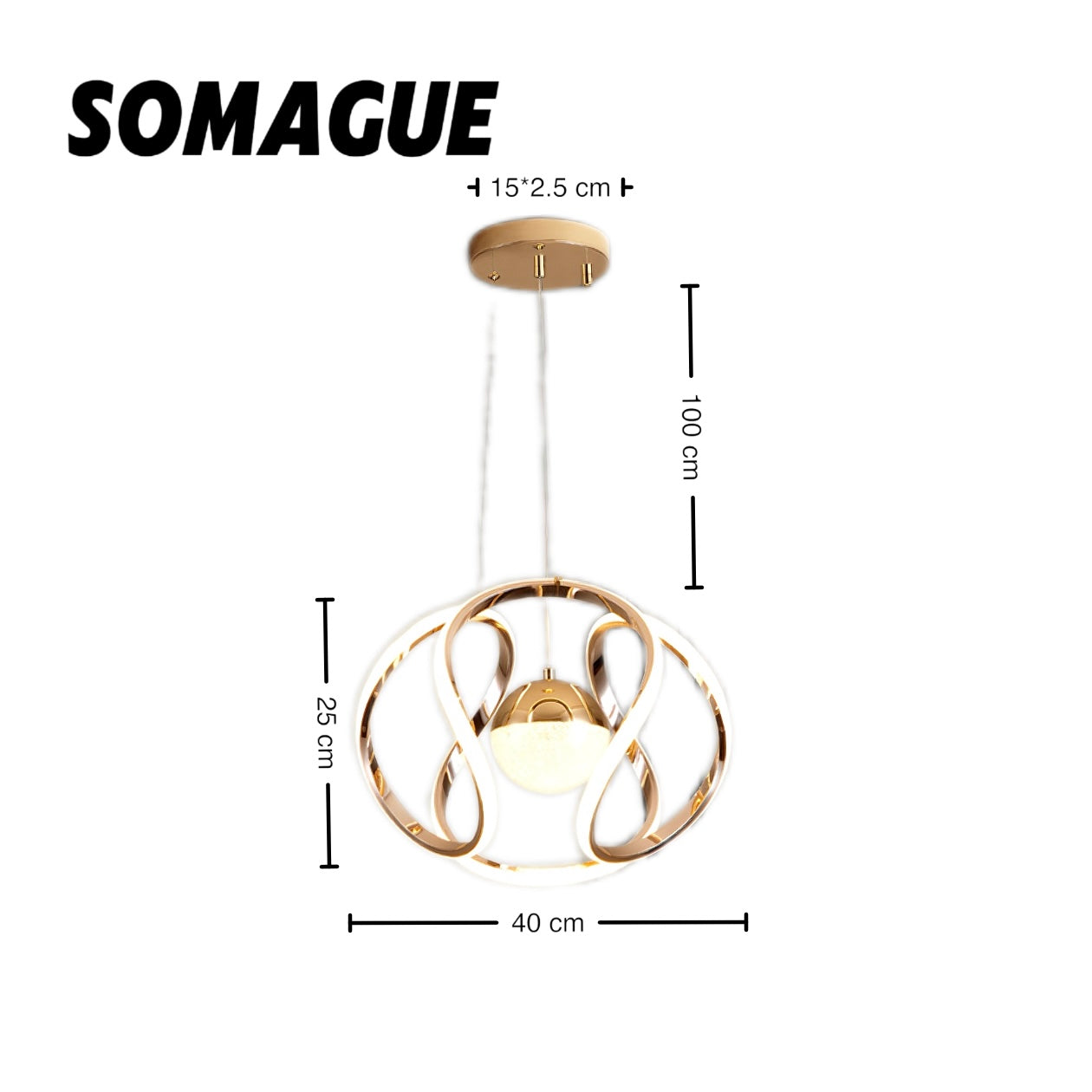 Aura Pendant Light Modern Nordic Designer Metal Living Room Bedroom