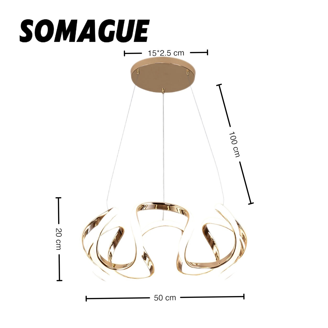 Aura Pendant Light Modern Nordic Designer Metal Living Room Bedroom
