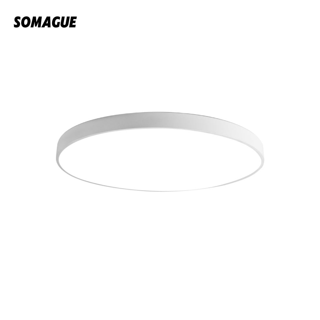 Soleil Ceiling Light Minimalist LED Metal White Living Room