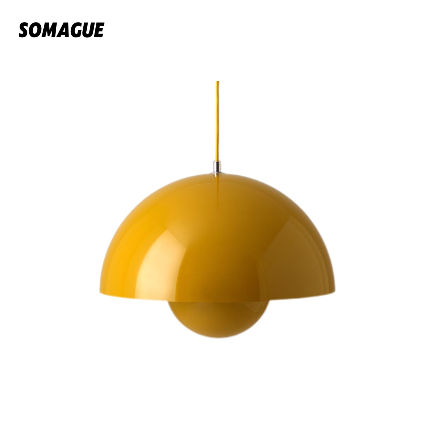 Halo Pendant Light Danish Pod Modern Simple Metal Bedroom Bar