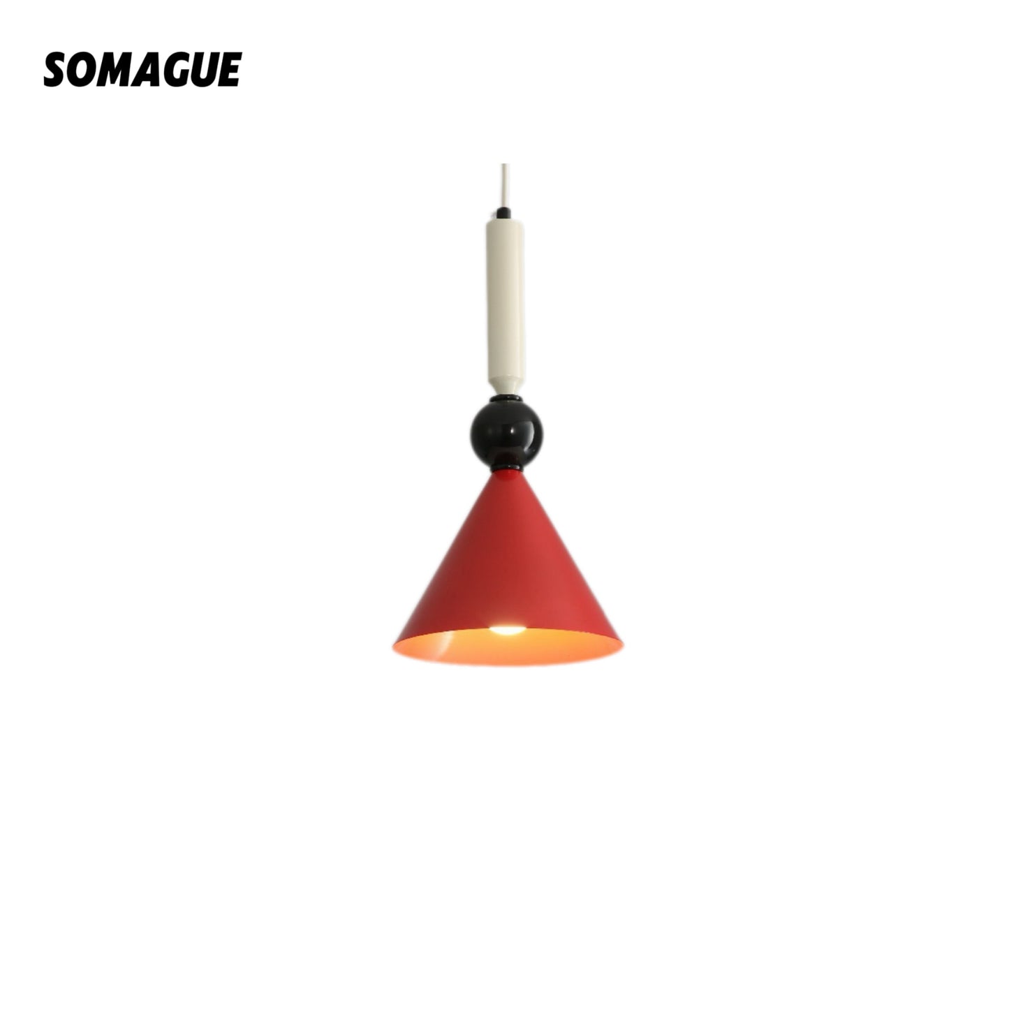 Yono Pendant Light Memphis Colourful Medieval Style Metal Bedroom
