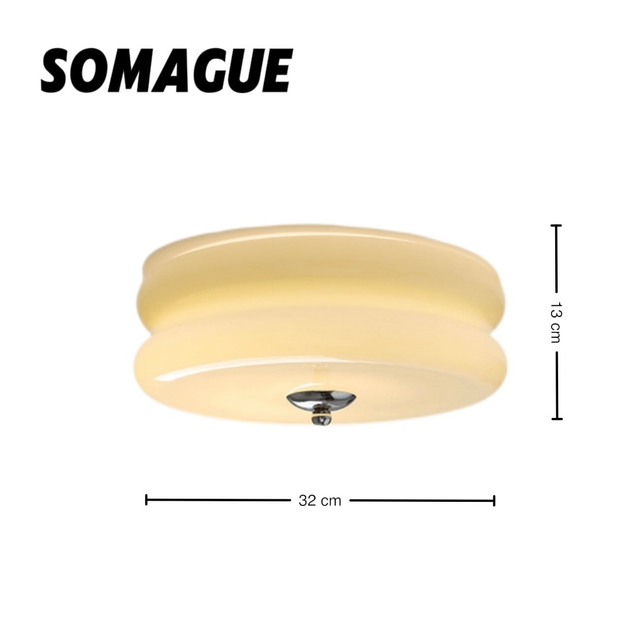 Halo Ceiling Light Medieval French Cream Breeze Simplicity Glass Bedroom