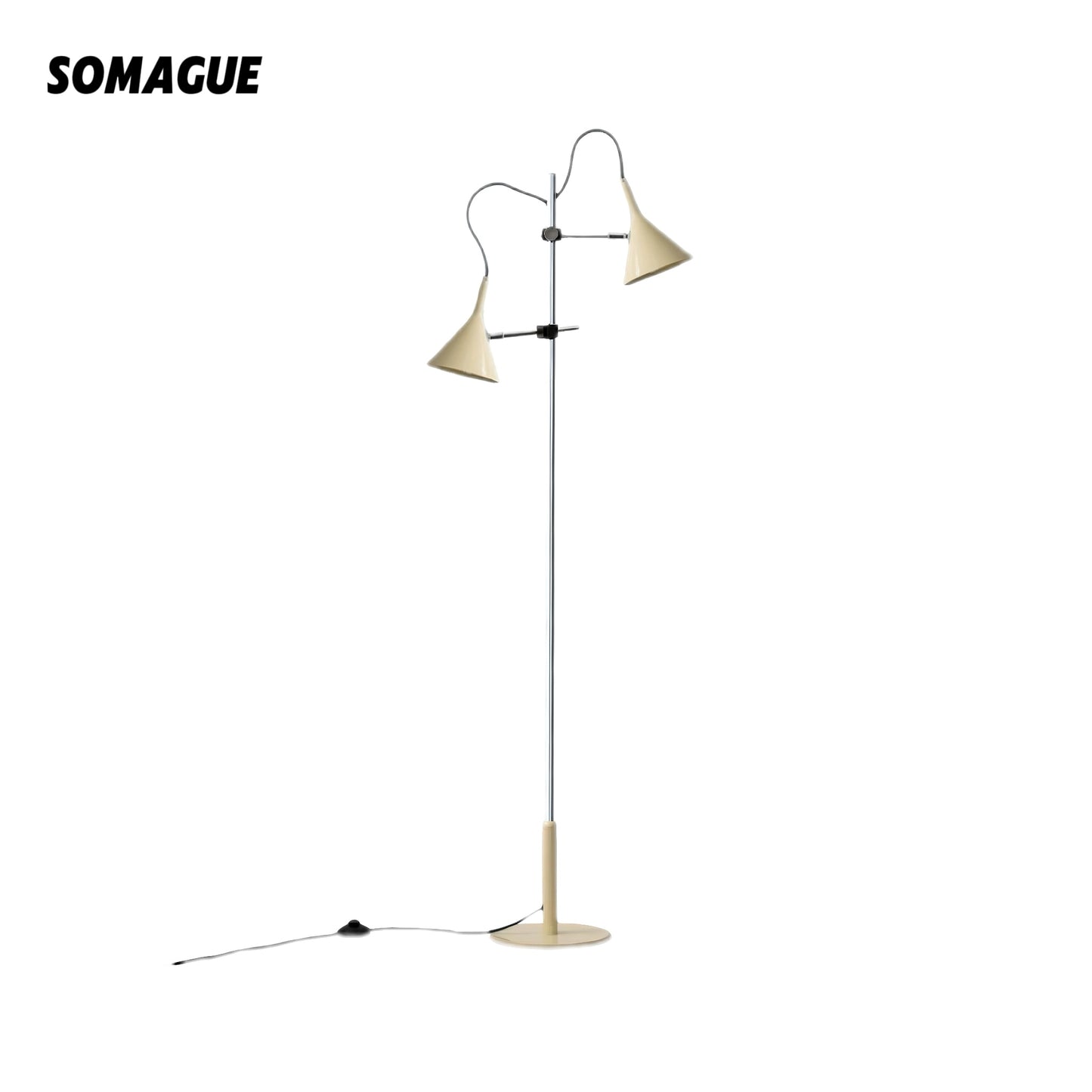 Nexa Floor Lamp Retro Atmosphere Metal Cream Study Bedroom