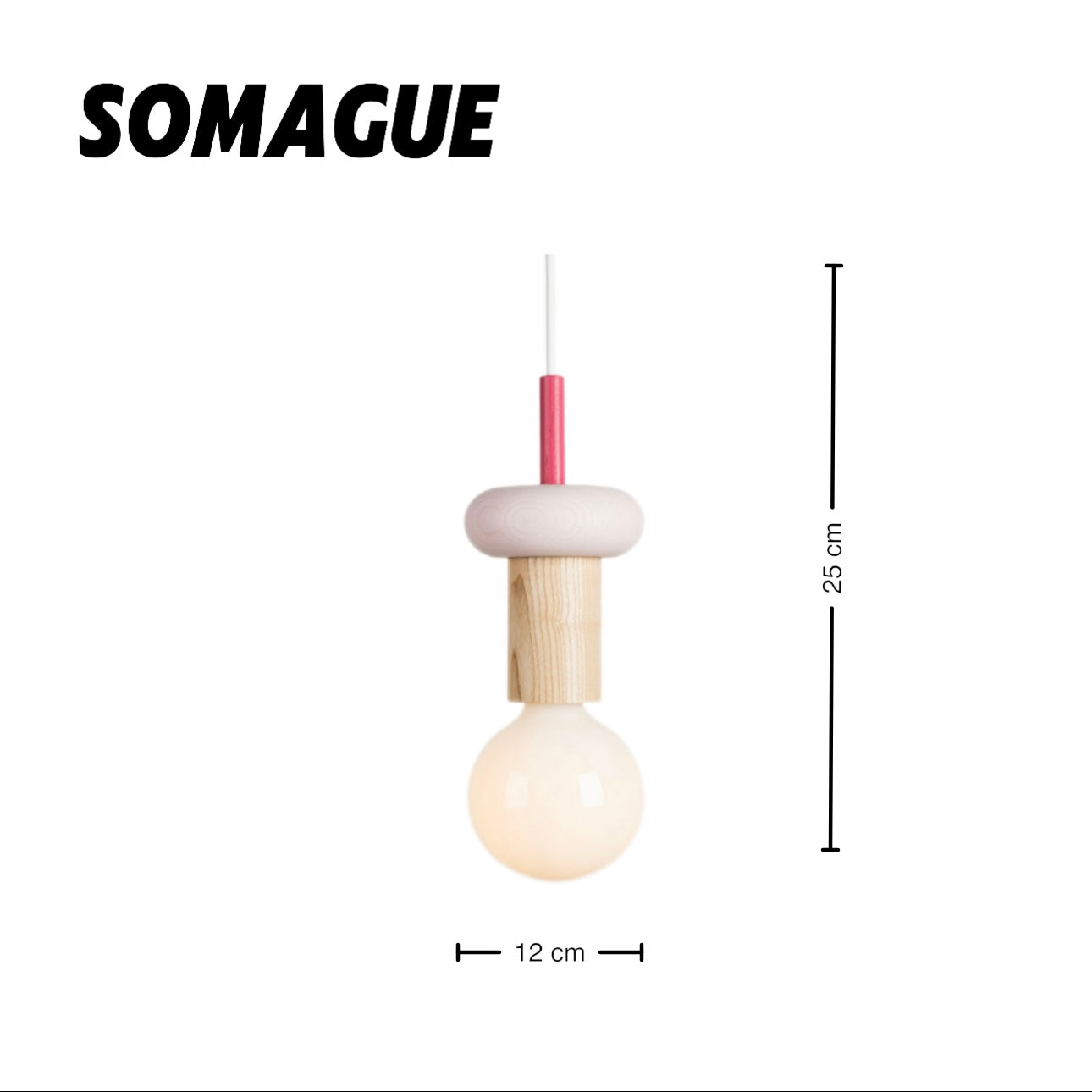 Yono Pendant Light Memphis Modern Geometric Wood Kid's Room