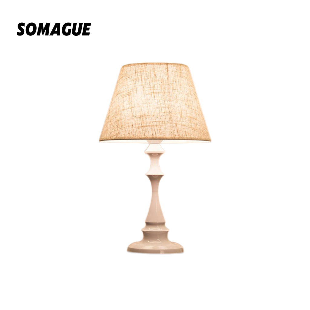 Mode Table Lamp Modern Luxury Metal Cloth Living Room Bedroom