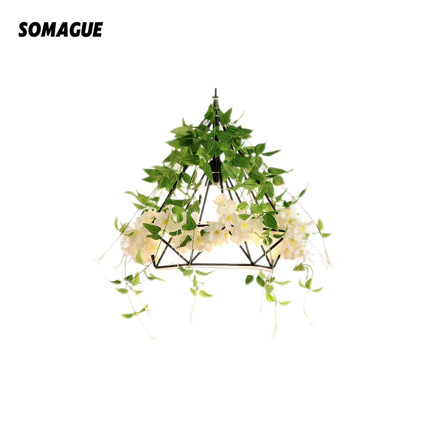 Noncu Pendant Light Modern Flowers LED Indoor Metal Living Room
