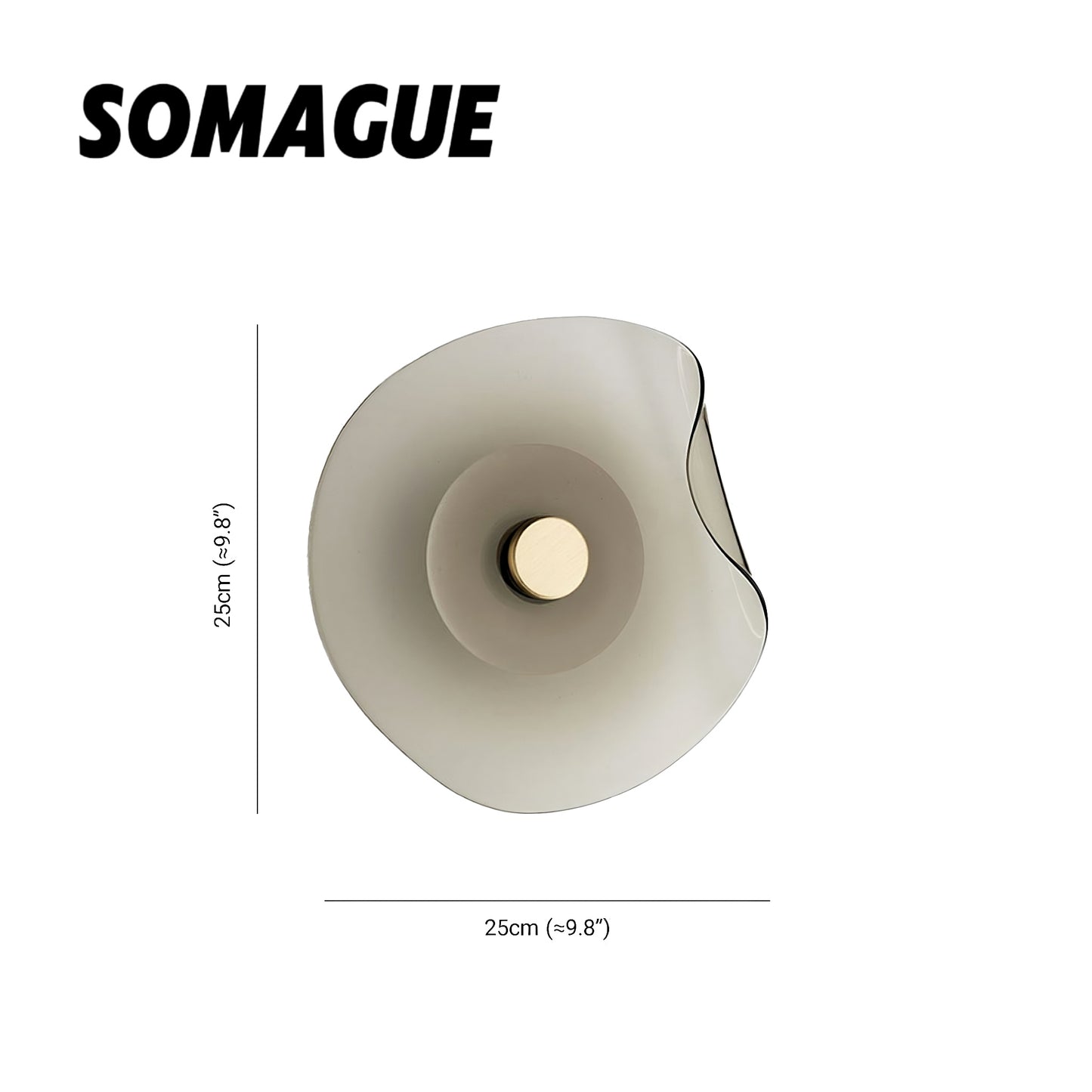 Nexa Wall Lamp Modern Design Flower Indoor Metal Glass Bedroom Living Room