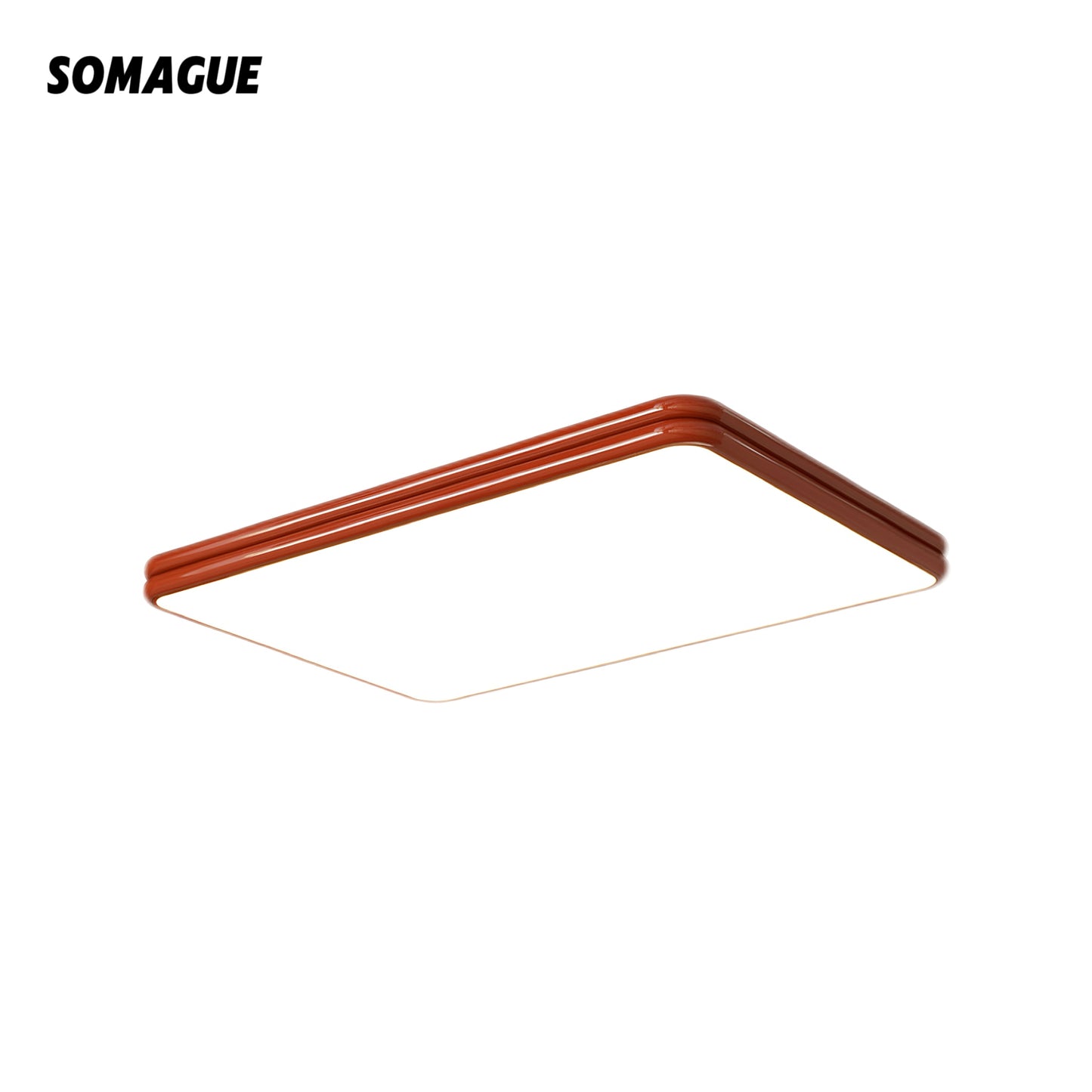Soleil Flush Mount Ceiling Light Retro LED Indoor Metal Acrylic Living Room