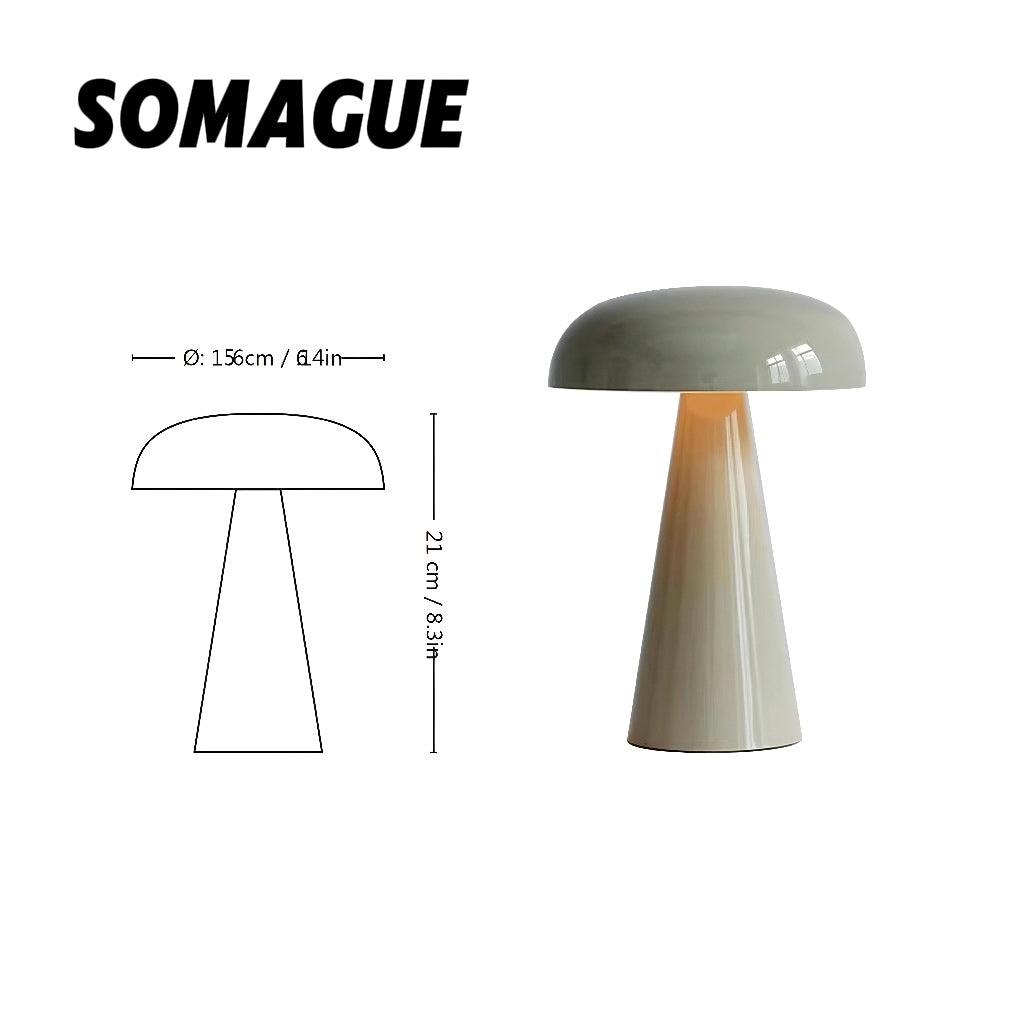 Mode Table Lamp Modern Mushroom USB Indoor Acrylic Bedroom