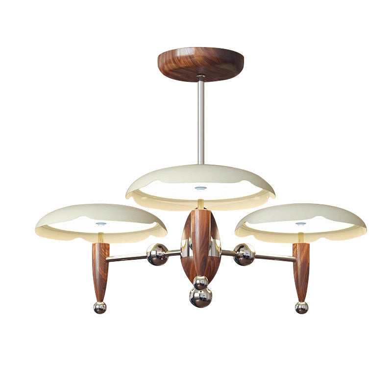 Aura Chandelier Vintage Bauhaus Creamy Indoor Acrylic Living Room