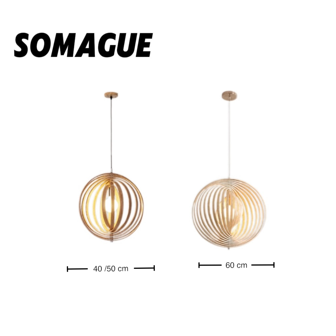 Nexa Pendant Light Wabi-Sabi LED Wood Bedroom Living Room