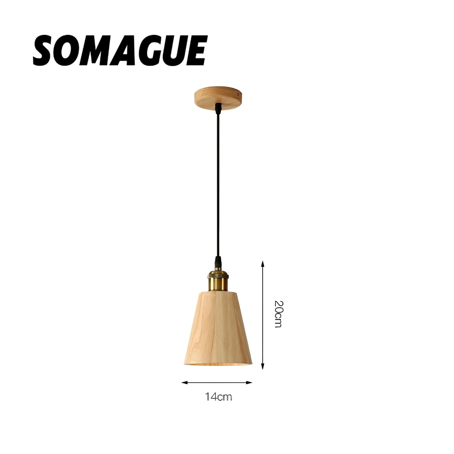 Mode Pendant Light Modern Wabi-Sabi Indoor Wood Living Room
