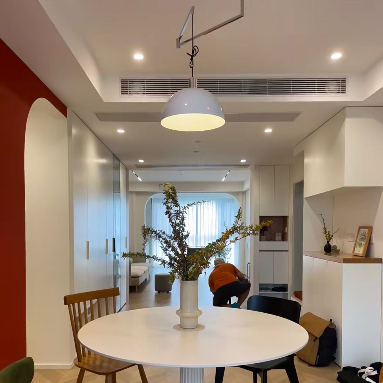 Nexa Pendant Light Vintage Bauhaus Metal Indoor Living Room